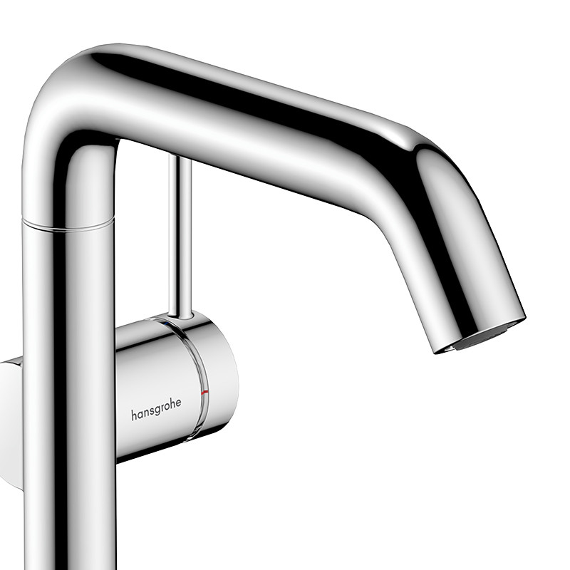 Hansgrohe Tecturis S bateria umywalkowa 210 Fine z obrotową wylewką CoolStart Ecosmart z korkiem klik-klak push-open chrom 73360000