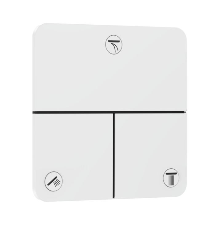 Hansgrohe ShowerSelect Comfort Q Zawór podtynkowy odcinający do 3 odbiorników biały mat 15587700