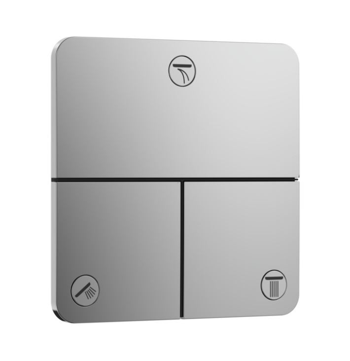 Hansgrohe ShowerSelect Comfort Q Zawór podtynkowy odcinający do 3 odbiorników chrom 15587000