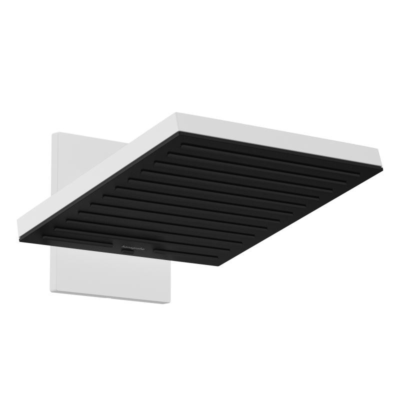 Hansgrohe Pulsify E deszczownica głowica prysznicowa 260 2jet z przyłączem ściennym biały mat 24350700