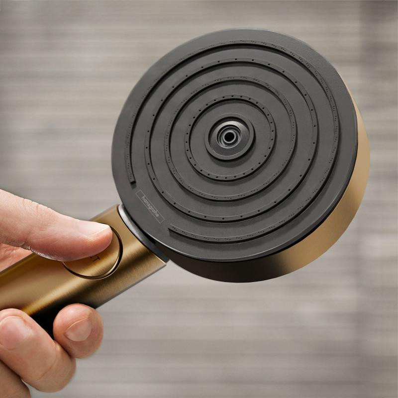 Hansgrohe Pulsify Select S słuchawka prysznicowa 105 3jet Relaxation EcoSmart brąz szczotkowany 24111140