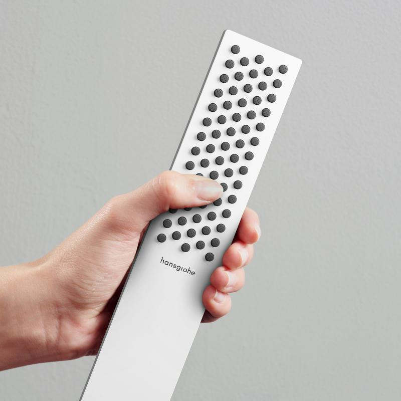 Hansgrohe Pulsify E słuchawka prysznicowa 100 1jet EcoSmart, Slim biały mat 24320700