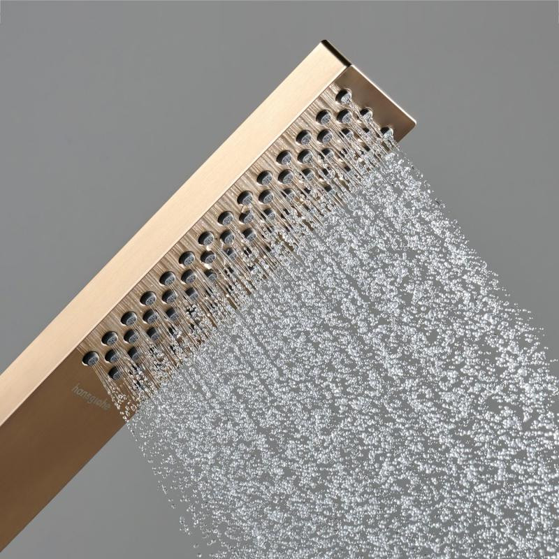 Hansgrohe Pulsify E słuchawka prysznicowa 100 1jet EcoSmart, Slim brąz szczotkowany 24320140