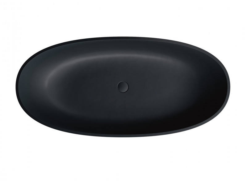 Omnires Shell M+ wanna wolnostojąca 160x75 cm black lava SHELLWWBLV