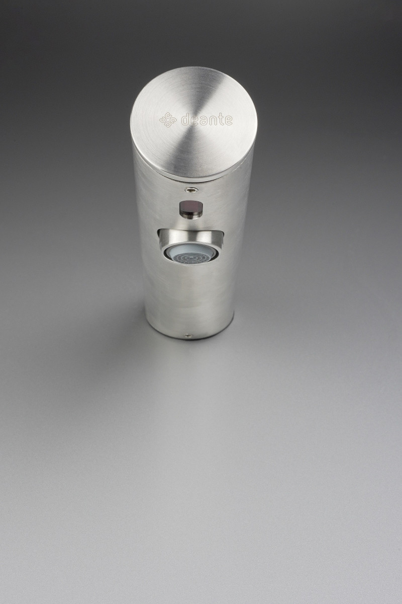 Deante Sense bateria umywalkowa bezdotykowa bez regulacji temperatury - zasilanie bateryjne nero czarny mat BQRN28R