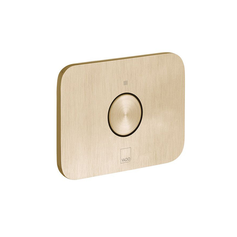 Vado Zone zawór podtynkowy złoty szczotkowany IND-Z143-H-BRG