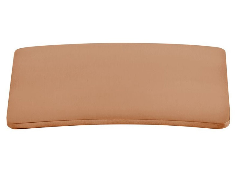 Vado wymienna osłona korka umywalkowego kwadratowa miedź brąz szczotkowany IND-395CAP/SQ-BRZ