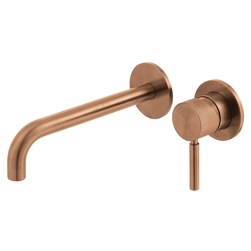 Vado Knurled Accents bateria umywalkowa podtynkowa miedź brąz szczotkowany IND-ORI209SA-BRZK