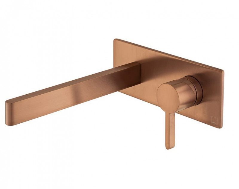Vado Edit bateria umywalkowa podtynkowa miedź brąz szczotkowany IND-EDI109S/A-BRZ