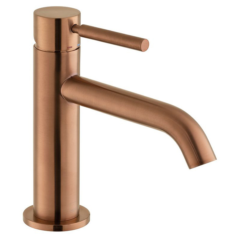 Vado Origins bateria umywalkowa bez korka miedź brąz szczotkowany IND-ORI200/SB-BRZ