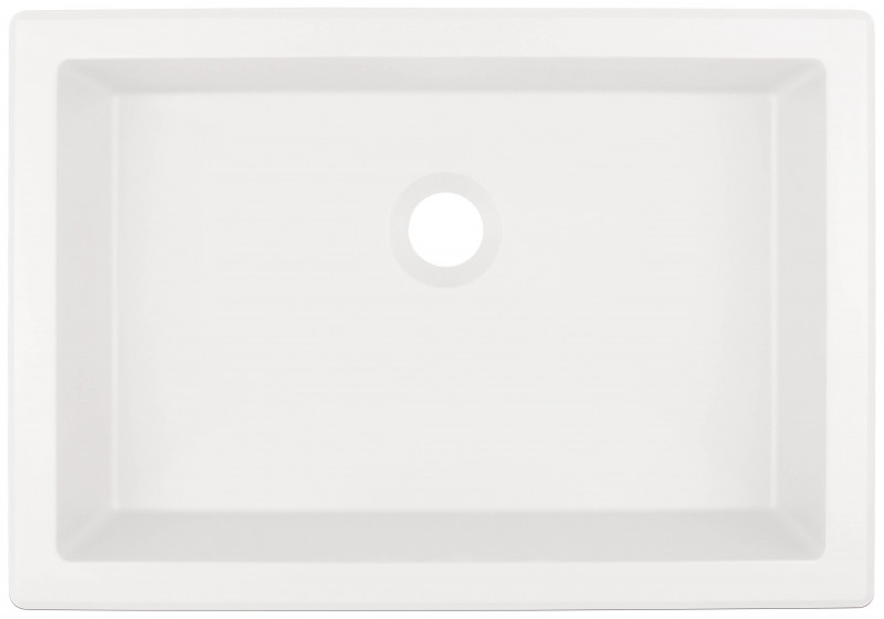 Deante Correo umywalka granitowa wpuszczana w blat lub podblatowa na blat 50x35 cm alabaster CQRAU5U