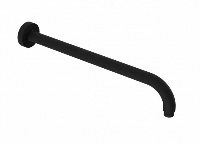 Excellent ramię prysznicowe ścienne 40 cm okrągłe czarny AREX.3140BL