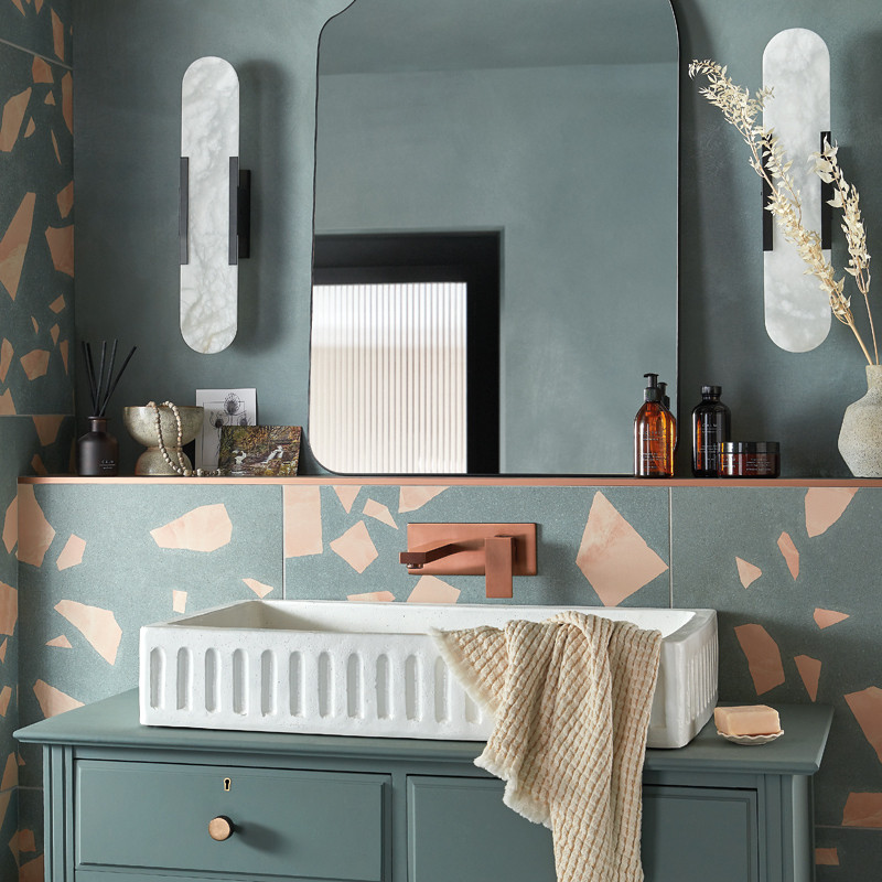 Vado Notion bateria umywalkowa podtynkowa miedź brąz szczotkowany IND-NOT109FS/A-BRZ