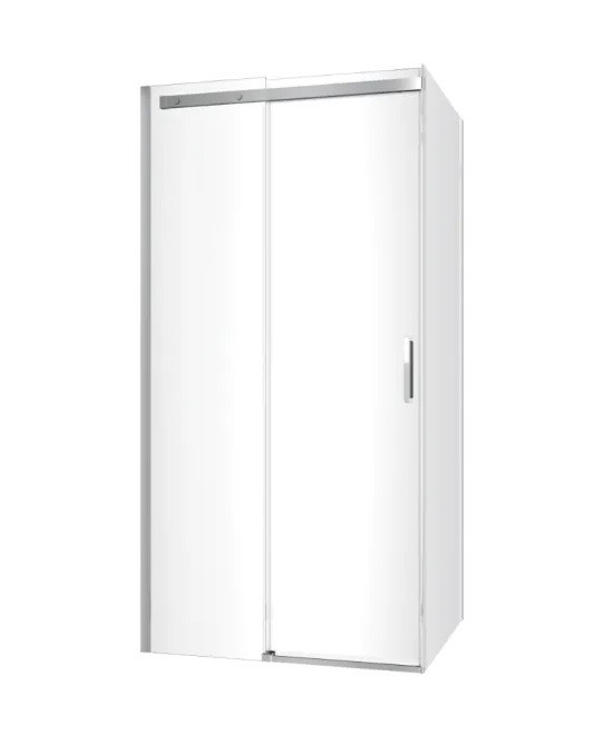 Excellent Rols kabina prostokątna 100x90 cm drzwi przesuwne L/P chrom przeźroczyste Clean Control