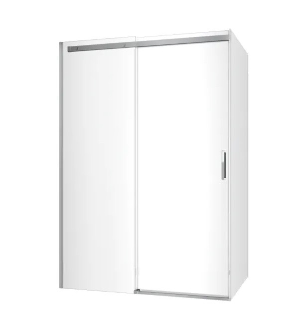 Excellent Rols kabina prostokątna 130x80 cm drzwi przesuwne L/P chrom przeźroczyste Clean Control