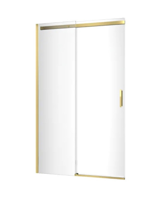 Excellent Rols drzwi do wnęki przesuwne L/P 120 cm złoty przeźroczyste Clean Control