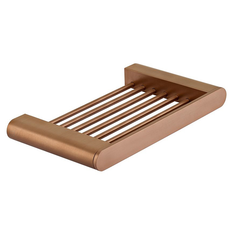 Vado Photon mydelniczka / półka prysznicowa miedź brąz szczotkowany IND-PHO182A-BRZ