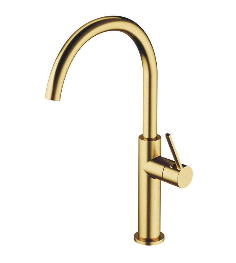 Omnires Tula bateria zlewozmywakowa mosiądz szczotkowana TL6050BSB