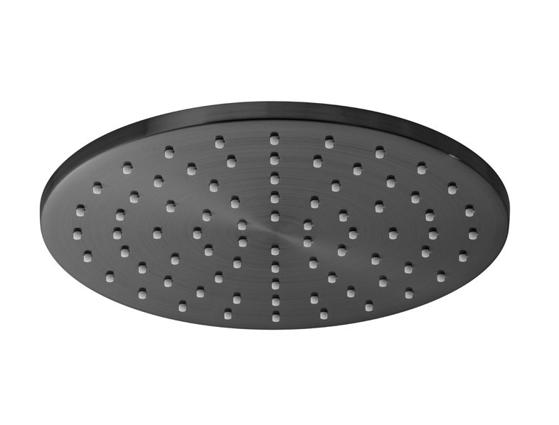 Vado Individual deszczownica głowica prysznicowa 20x20 okrągła czarny szczotkowany IND-RO/20-BLK