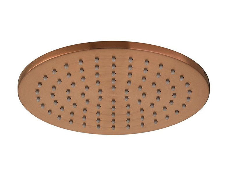 Vado Individual deszczownica głowica prysznicowa 20x20 okrągła mosiądz brąz szczotkowany IND-RO/20-BRZ