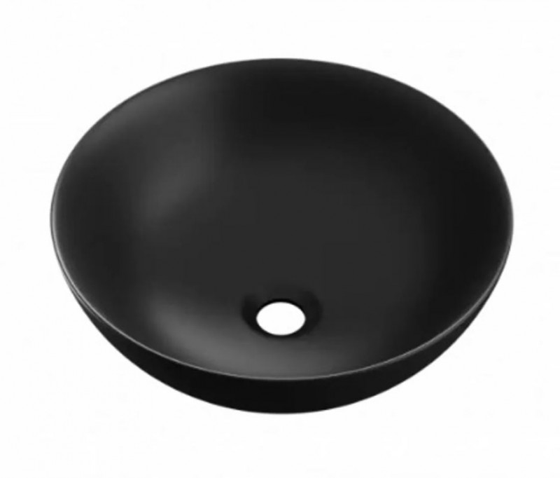 Excellent Luqa umywalka nablatowa okrągła 40x40 czarny mat CEAC.6401.400.BLM