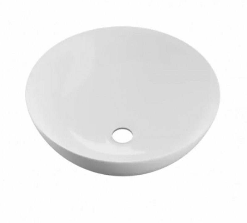 Excellent Luqa umywalka nablatowa okrągła 40x40 biały połysk CEAC.6401.400.WH