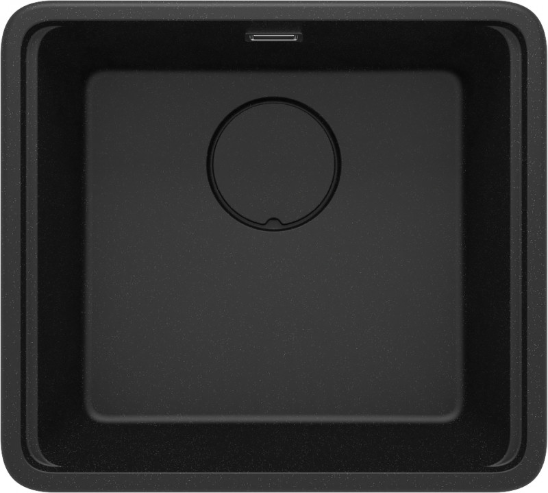 Deante Momi zlewozmywak granitowy 1 komora wpuszczana lub podwieszana grafit metalik ZKMG10A