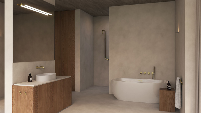 Deante Silia umywalka granitowa nablatowa owalna 55x35 cm alabaster CQSAU6S