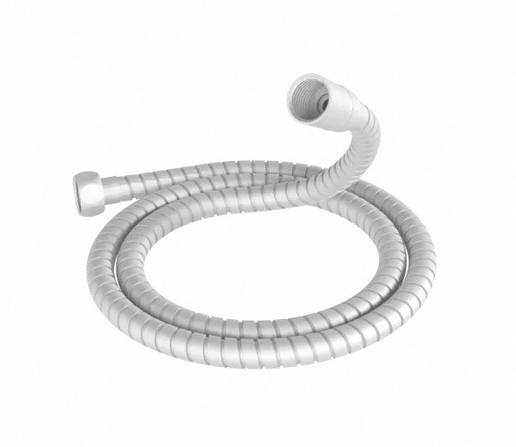 Excellent Regular wąż prysznicowy w metalowym oplocie 150 cm biały mat AREX.SHR.R150WH