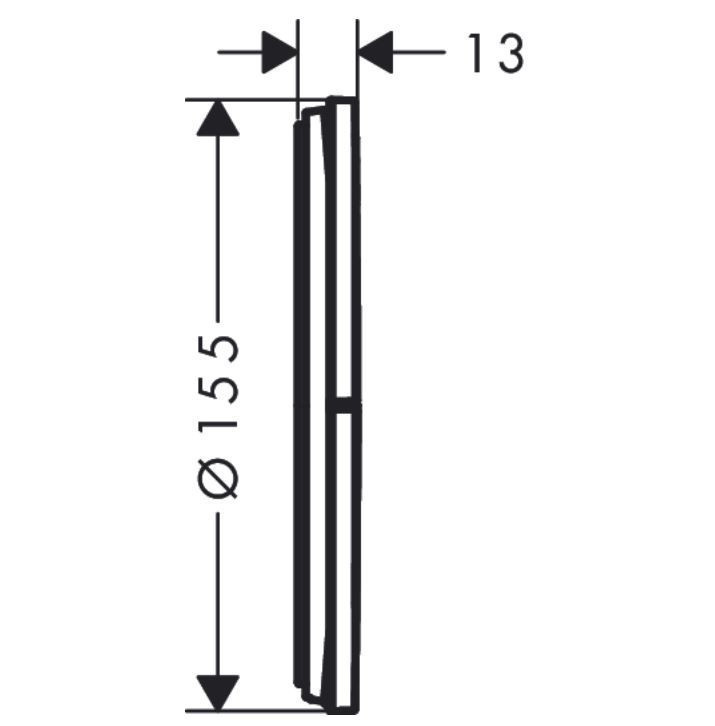 Hansgrohe ShowerSelect Comfort S Zawór podtynkowy odcinający do 3 odbiorników biały mat 15558700