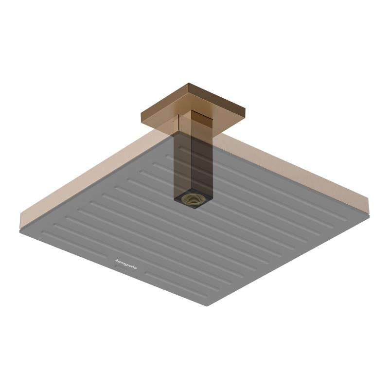 Hansgrohe Pulsify E 10 ramię sufitowe brąz szczotkowany 24338140