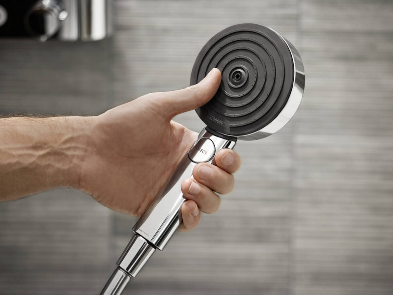 Hansgrohe Pulsify Select S słuchawka prysznicowa 105 3jet Relaxation brąz szczotkowany 24110140