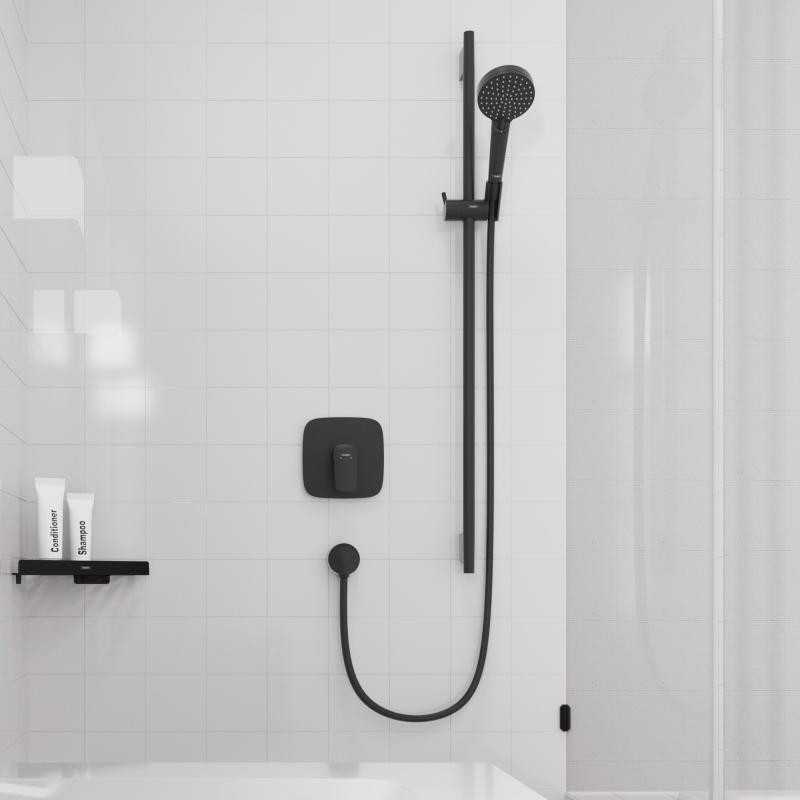 Hansgrohe Logis bateria prysznicowa podtynkowa czarny mat 71605670