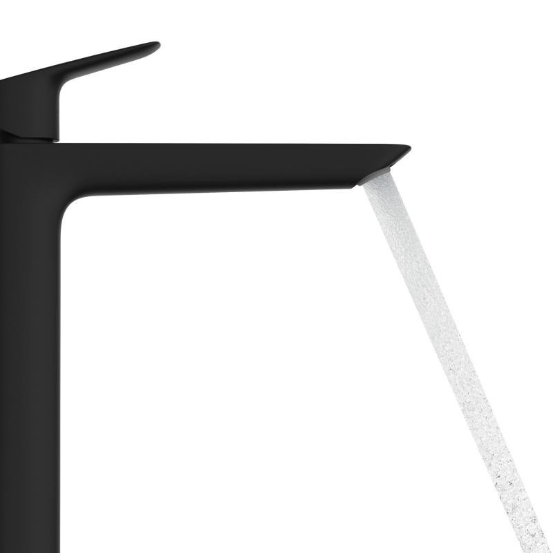 Hansgrohe Logis bateria umywalkowa wysoka 240 Fine bez korka czarny mat 71258670