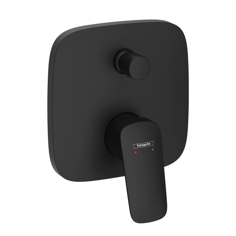 Hansgrohe Logis bateria wannowo-prysznicowa podtynkowa czarny mat 71405670