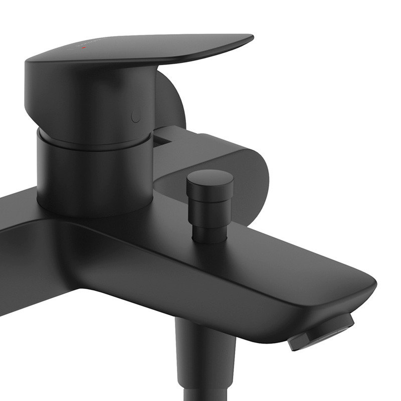 Hansgrohe Logis bateria wannowa ścienna czarny mat 71400670