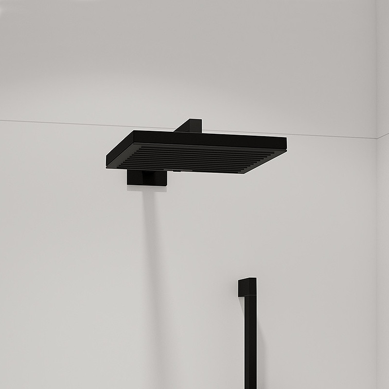 Hansgrohe Pulsify E deszczownica głowica prysznicowa 260 1jet czarny mat 24330670