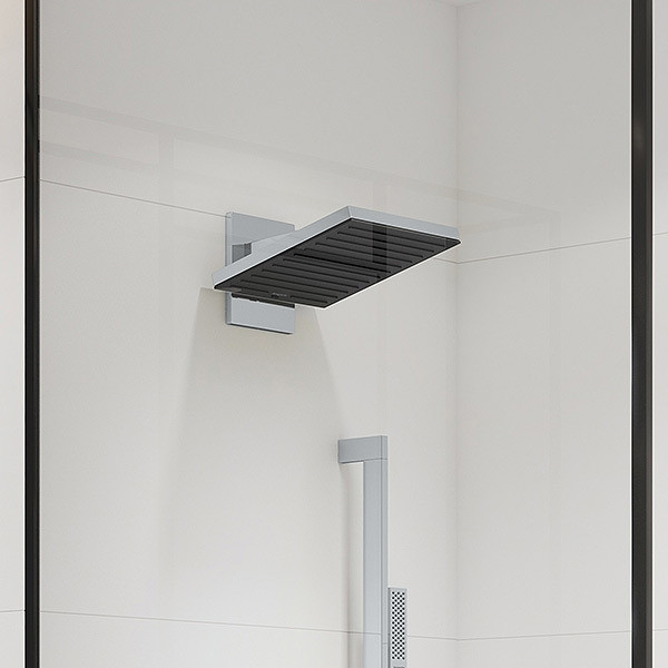 Hansgrohe Pulsify E deszczownica głowica prysznicowa 260 2jet z przyłączem ściennym chrom 24350000