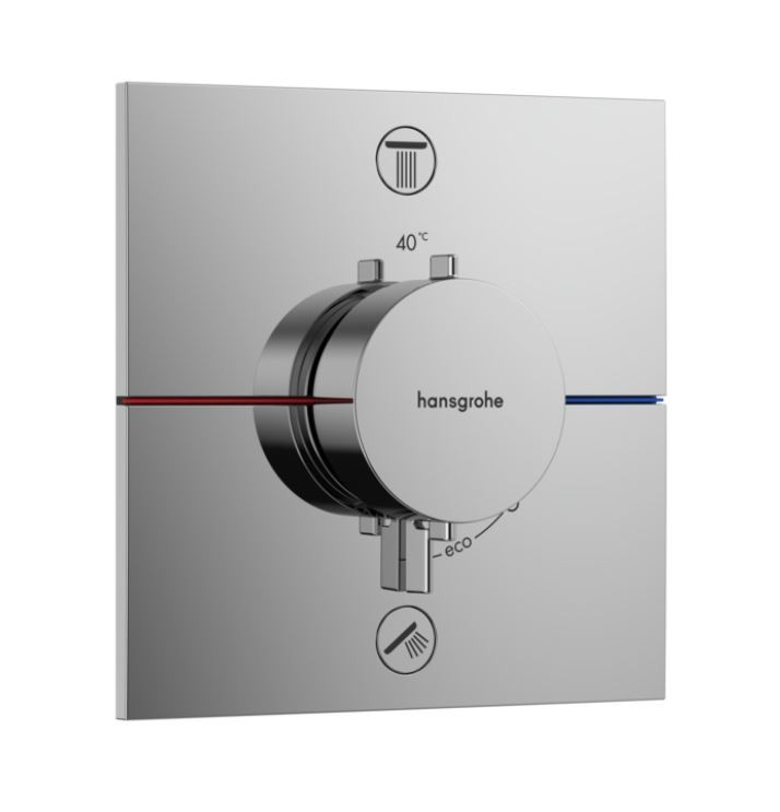 Hansgrohe ShowerSelect Comfort E Bateria podtynkowa termostatyczna do 2 odbiorników chrom 15572000