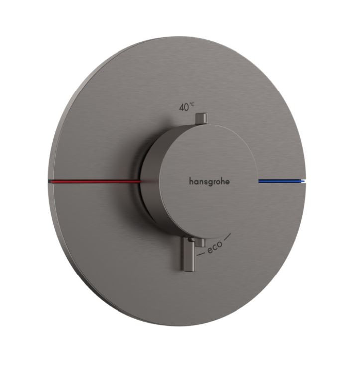 Hansgrohe ShowerSelect Comfort S Bateria podtynkowa termostatyczna czarny chrom szczotkowany 15559340