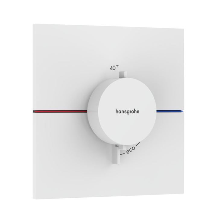 Hansgrohe ShowerSelect Comfort E Bateria podtynkowa termostatyczna biały mat 15574700