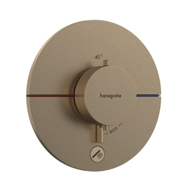 Hansgrohe ShowerSelect Comfort S Bateria podtynkowa termostatyczna do 1 odbiornika z dodatkowym wyjściem brąz szczotkowany 15562140