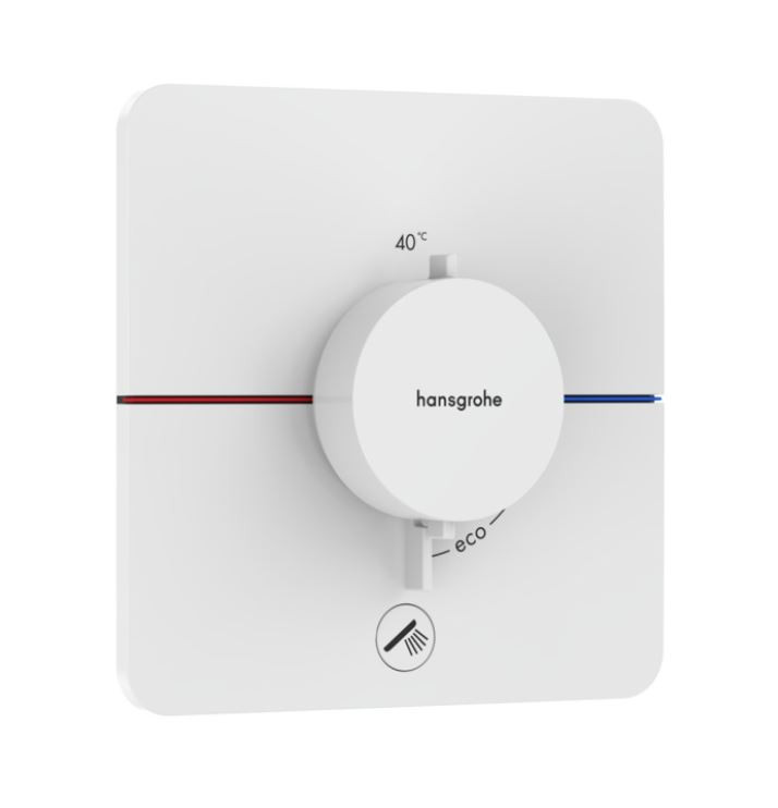 Hansgrohe ShowerSelect Comfort Q Bateria podtynkowa termostatyczna do 1 odbiornika z dodatkowym wyjściem biały mat 15589700