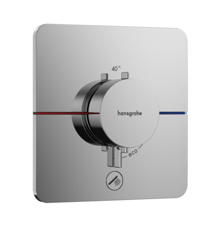 Hansgrohe ShowerSelect Comfort Q Bateria podtynkowa termostatyczna do 1 odbiornika z dodatkowym wyjściem chrom 15589000