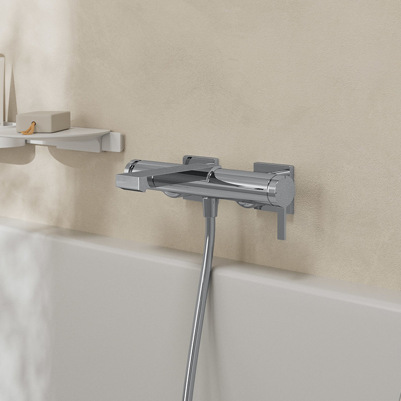 Hansgrohe Tecturis E bateria wannowa ścienna chrom 73420000