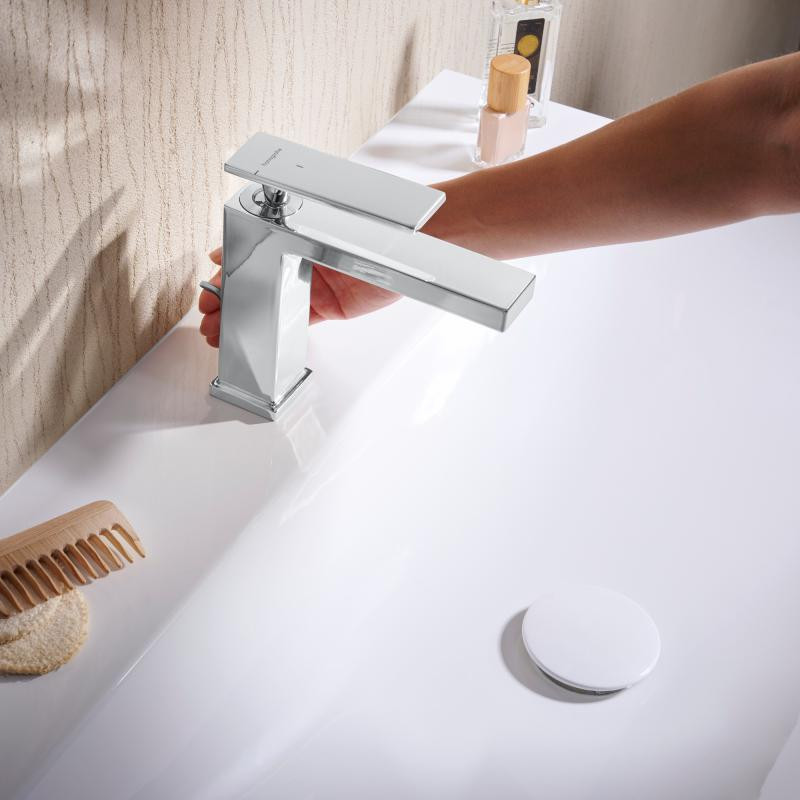 Hansgrohe Tecturis E bateria umywalkowa 110 CoolStart EcoSmart z korkem automatycznym chrom 73014000