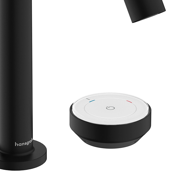 Hansgrohe Tecturis S Select bateria umywalkowa 2-otworowa 150 CoolStart Ecosmart czarny mat 73353670