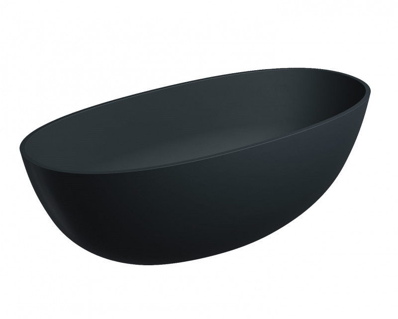 Omnires Shell M+ wanna wolnostojąca 160x75 cm black lava SHELLWWBLV