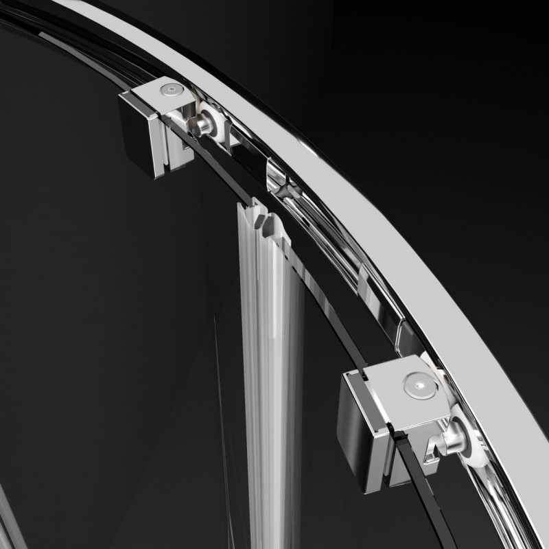 Radaway Premium Pro KDD kabina prostokątna 100Lx90R drzwi przesuwne chrom przeźroczyste Easy Clean 1017100-01-01L + 1017090-01-01R