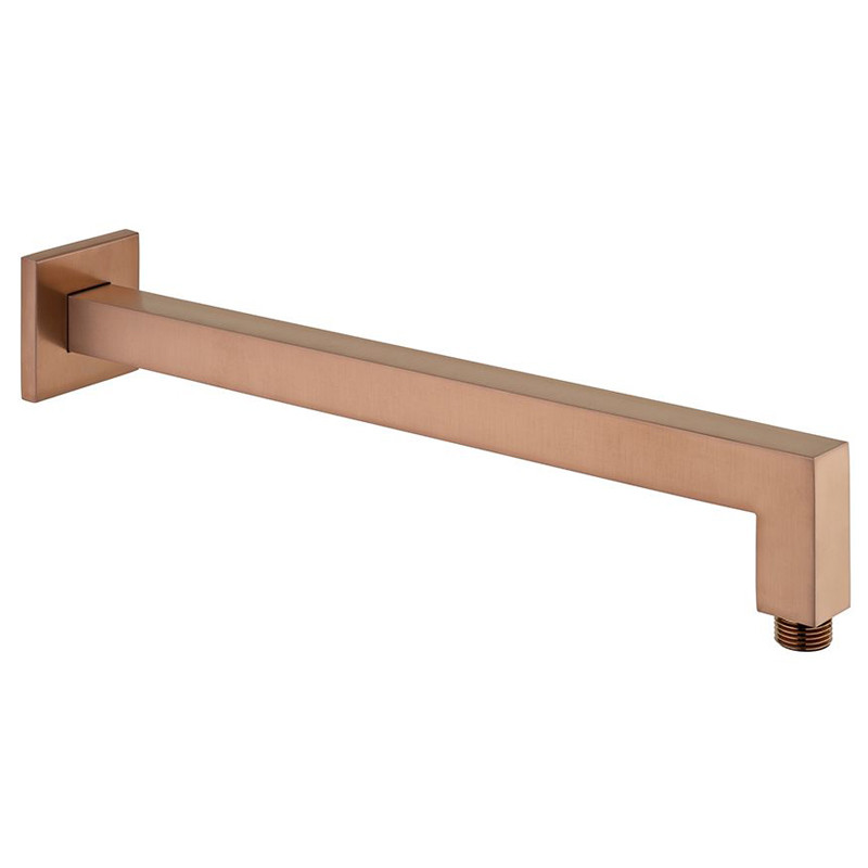 Vado Notion kompletny zestaw prysznicowy podtynkowy z deszczownicą 30x30 i zestawem punktowym miedź brąz szczotkowany IND-SS-NOT1-BRZ